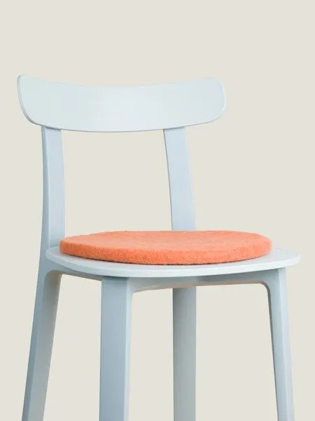 myfelt myfelt Flachfilz Sitzauflage (⌀ 36 cm, 36 x 36 cm), Lachsfarben (lea), – Produktbild 4 von 4