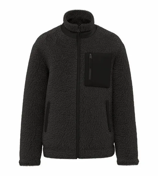 Greenspired Greenspired Nachhaltige Unisex Sherpajacke 480g/m² XXS-3XL, Schwarz, – Produktbild 1 von 1