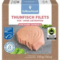 followfood followfood Thunfisch-Filets pur, 135 g – Produktbild 1 von 1