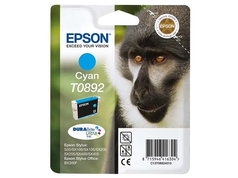 Epson Epson Tintenpatrone T0892 cyan – Produktbild 1 von 2
