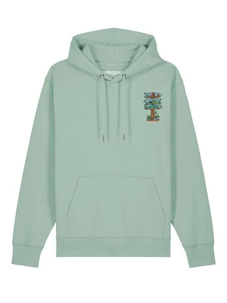 watapparel watapparel Hoodie Unisex Adventure is everywhere, Aloe, – Produktbild 2 von 4