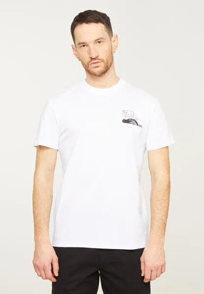 recolution Herren T-Shirt aus Bio-Baumwolle - AGAVE THX - recolution, White (weiß), – Produktbild 1 von 5
