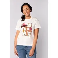 watapparel watapparel T-Shirt Frauen Love and flex, Off white, – Produktbild 1 von 1
