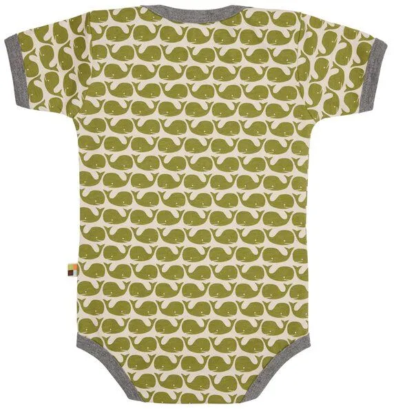 loud + proud loud + proud Babys & Kinder, Body Kurzarm, GOTS-zertifiziert, Moos (grün), – Produktbild 1 von 2