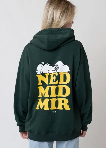 Bavarian Caps Bavarian Caps Unisex Hoody Peanuts Ned Mid Mir, Dunkelgrün, – Produktbild 2 von 3