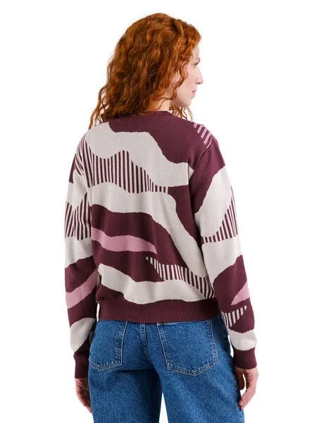 Dedicated DEDICATED Sweater Arendal Flowing Abstract Multi Colour, Multi color (bunt), – Produktbild 4 von 4