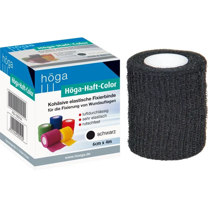 Höga-Pharm HÖGA HAFT Color Fixierb.6 cmx4 m schwarz 1 St Binden – Produktbild 1 von 1