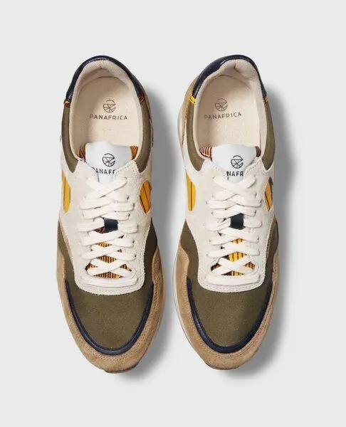 PANAFRICA PANAFRICA Arusha - Unisex Recycling Sneaker, Bianco (braun), – Produktbild 4 von 4