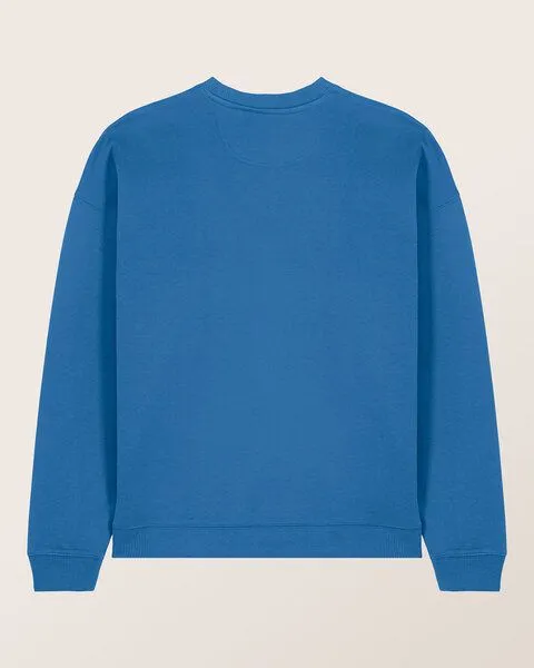 THE FACE OF ELEMENTS The Face of Elements Beyond Escapism - Relaxed Fit Sweatshirt aus 100% Bio-Baumwolle, Mindful blue (blau), – Produktbild 3 von 3