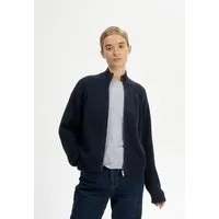 MELA MELA Rippstrick Jacke Style KAMUKA aus 100% Bio-Baumwolle, Navy, – Produktbild 1 von 1