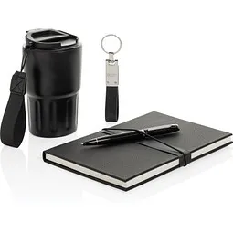 SWISS PEAK SWISS PEAK RCS Deluxe Business-Set mit Becher, Schwarz, – Produktbild 1 von 1