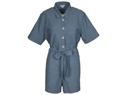 MELA MELA Bio-Damen-Jumpsuit kurz "SANELA" blau chambray, Gr. L – Produktbild 1 von 1