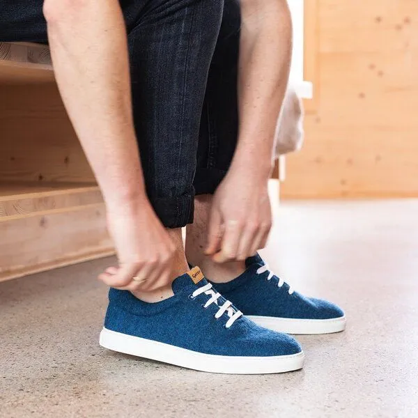 Gottstein Gottstein Wool Walker 101 - Woll Sneaker für Damen & Herren aus 100% Schurwolle, Petrol, – Produktbild 2 von 4