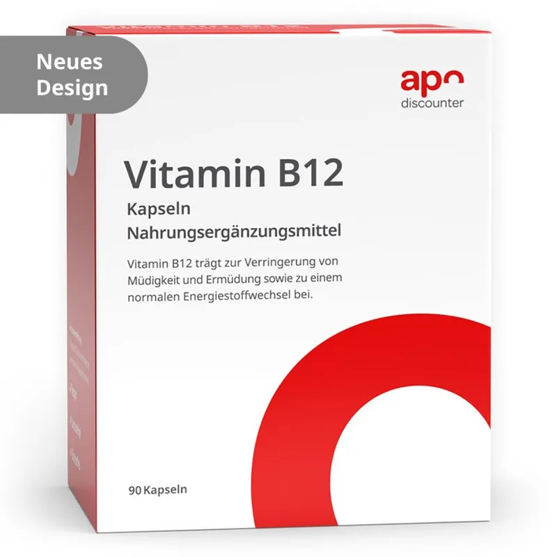apodiscounter Vitamin B12 Kapseln von apodiscounter – Produktbild 3 von 3