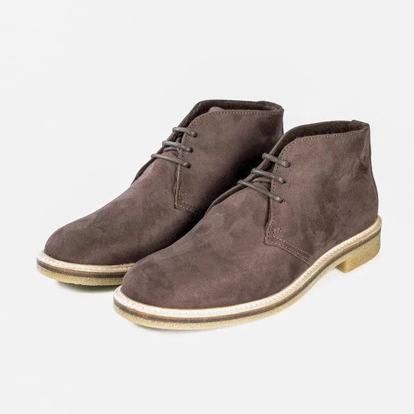 Fairticken Fairticken Vegane Desert Boots Alentejo mit leichter Fütterung in "Suede" Optik, Dunkelbraun (braun), – Produktbild 4 von 4
