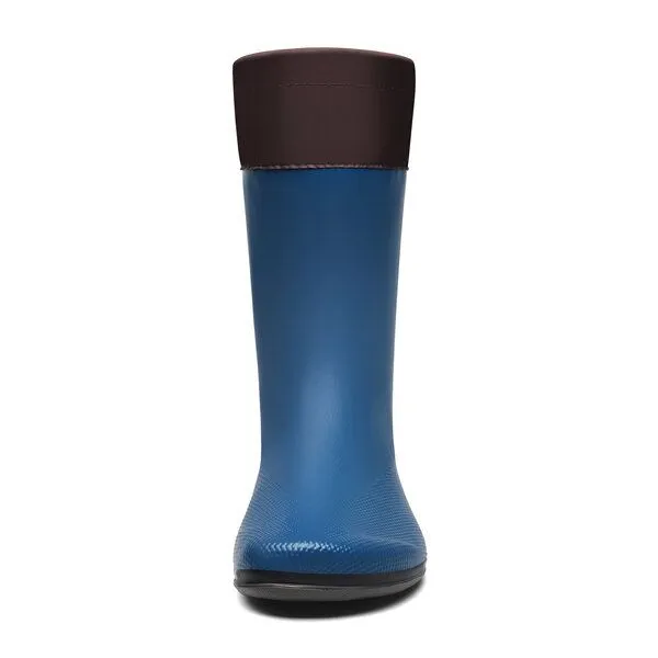 SAGUARO SAGUARO - Gummistiefel Barfußschuhe vegan Naturkautschuk, Blau, – Produktbild 3 von 4