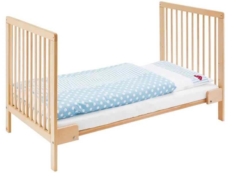 Pinolino Pinolino Kinderbett Buche massiv, unbehandelt Liegefläche 70x140cm – Produktbild 3 von 3