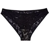 Underprotection Underprotection Ruby Slip aus weicher Stretch-Spitze, Schwarz, – Produktbild 1 von 1
