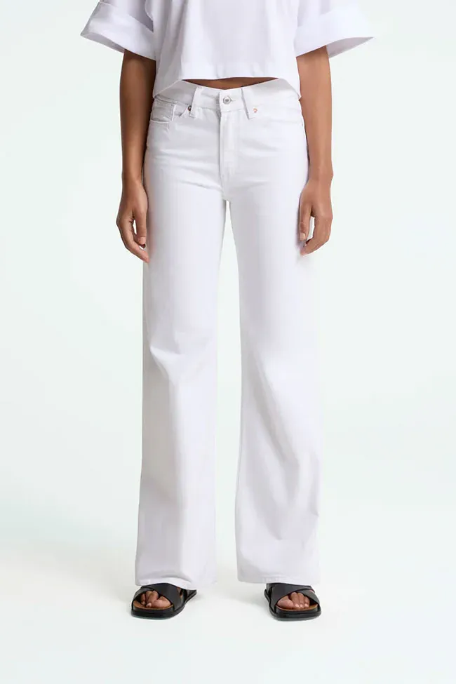 Kings Of Indigo Kings of Indigo Damen vegan Jeans Jane Relaxed Flare Weiß, Weiß, – Produktbild 2 von 2