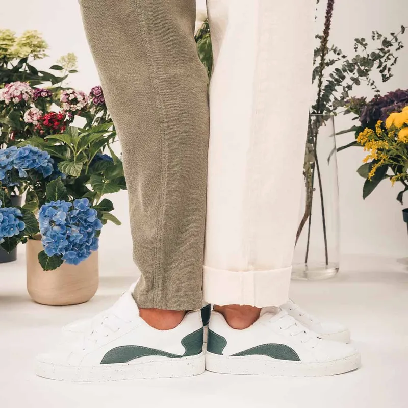 NAE NAE Herren vegan Sneaker Berlin Grün, Dunkelgrün, – Produktbild 2 von 2