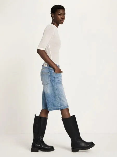 LANIUS LANIUS Bermuda Jeans (GOTS) aus Bio-Baumwolle, Blue, – Produktbild 2 von 4