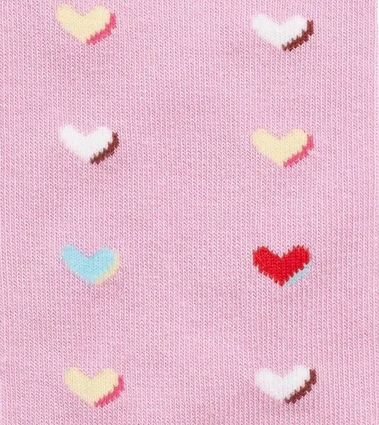 DillySocks DillySocks Kindersocken Lil Sweet heart of mine aus Biobaumwoll-Mix, Rosa, – Produktbild 1 von 3