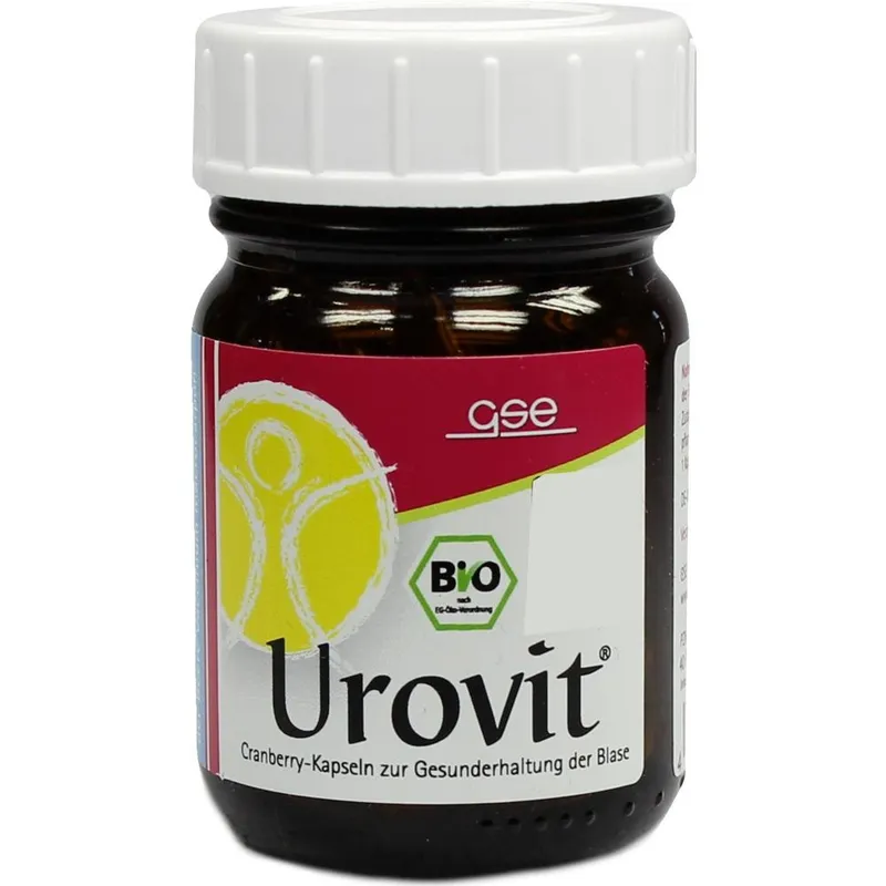 GSE Vertrieb Biologische Nahrungsergänzungs- & Heilmittel UROVIT Kapseln Bio Kapseln 40 St Kapseln – Produktbild 1 von 1
