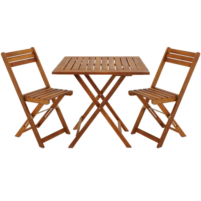 Casaria® Casaria Deuba Balkonset aus Akazienholz 3-tlg. – Produktbild 1 von 1