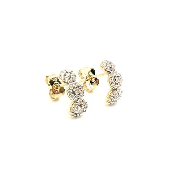 MOANINA MOANINA Ohrringe Sanza - 585 Massivgold, Gold, – Produktbild 1 von 4