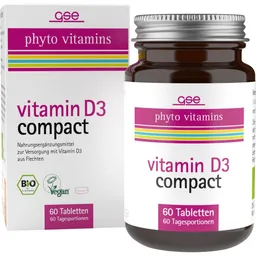 GSE Vertrieb Biologische Nahrungsergänzungs- & Heilmittel vitamin D3 compact bio  60 St Tabletten – Produktbild 1 von 1