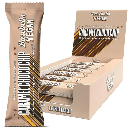 Barebells Vegan Protein Bar - 12x55g - Caramel Choco Chip – Produktbild 1 von 1