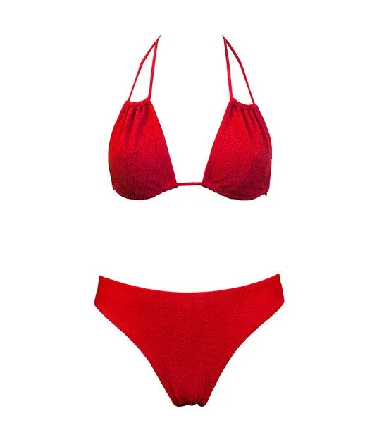 Anekdot Anekdot Geranium Bikini Set Low Versatile Top + Skyline Slim Slip – Produktbild 1 von 4