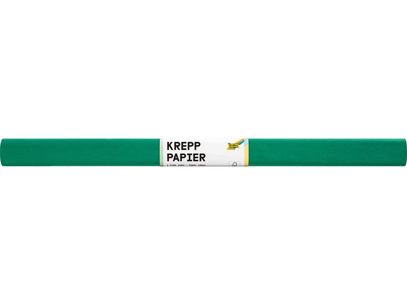 folia folia Krepppapier-Rollen, 50 cm x 2 m, 10 Rollen, moosgrün – Produktbild 1 von 1