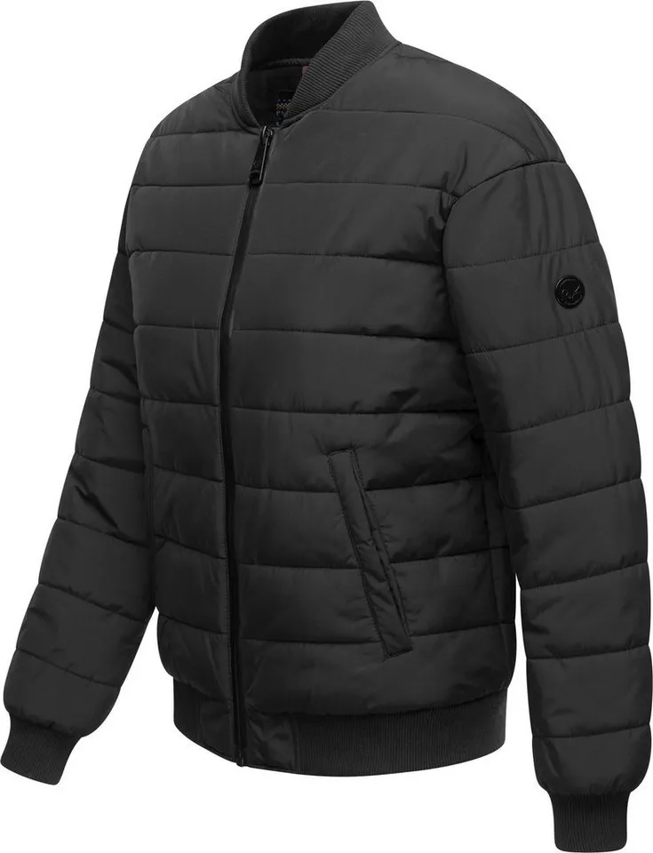 ragwear ragwear Bomberjacke Bombina Wasserdichte Damen Winterjacke im Oversized-Look, Schwarz, – Produktbild 3 von 5
