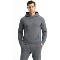 ORGANICATION ORGANICATION HECTORR | Waffel Hoodie aus Bio-Baumwolle & recyceltem Polyester, Grey, – Produktbild 2 von 5
