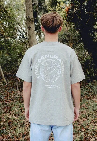 TORLAND Torland T-Shirt Freestyler Heavy True Generation, Grau (heather grey), – Produktbild 2 von 3