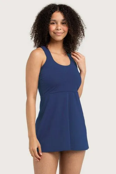 Frija Omina Frija Omina Recycling Badekleid / Tankini Mare uni, Dunkelblau, – Produktbild 2 von 3