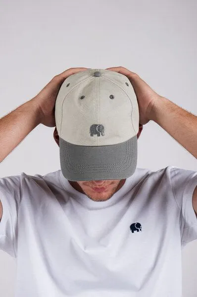 Trendsplant Trendsplant Logo Dad Cap Marengo Ecru, Beige, – Produktbild 2 von 4