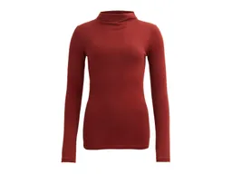People Wear Organic People Wear Organic Langarm-Shirt Rollkragen terrakotta XL – Produktbild 1 von 1