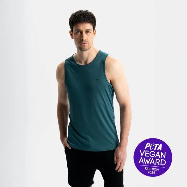 VIDAR Sport VIDAR Sport Herren Sleeveless Sport Shirt, Deep sea green, – Produktbild 1 von 2