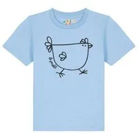 watabout kids watabout.kids T-Shirt Kinder Le poulet - das Huhn, Blue soul, – Produktbild 1 von 1