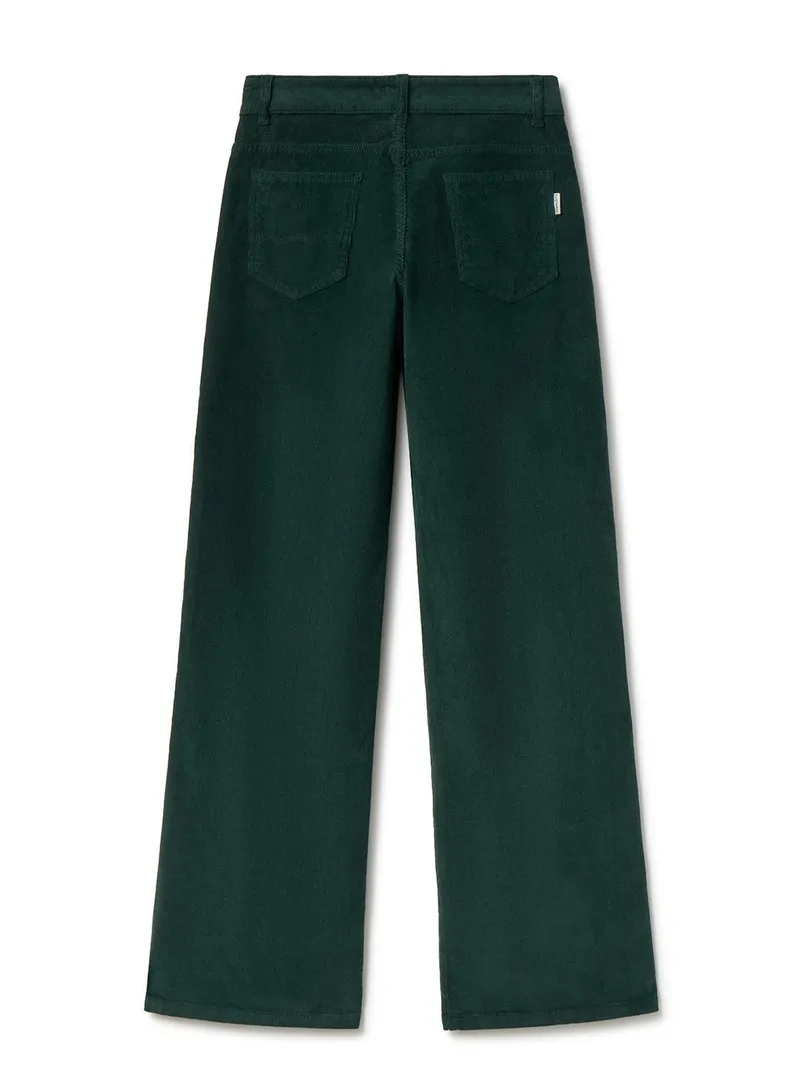 TWOTHIRDS TWOTHIRDS Damen vegan Hose Sora Dunkelgrün, Grün, – Produktbild 2 von 2