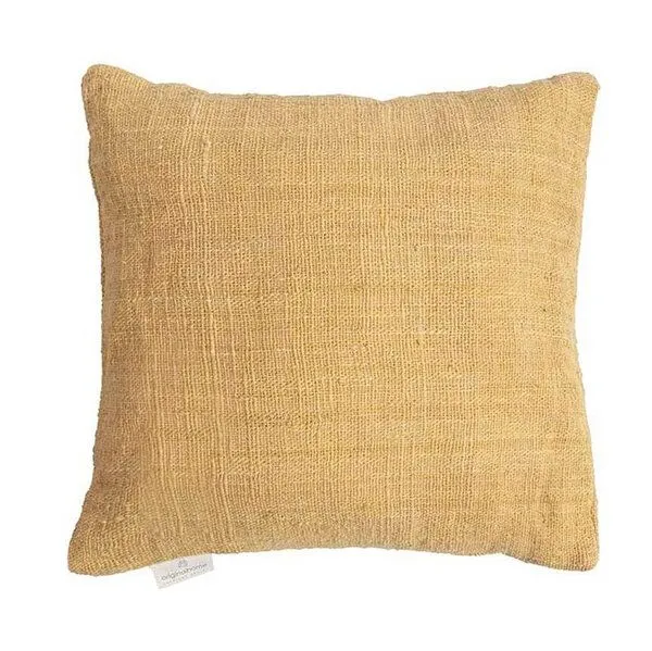 Originalhome Originalhome Kissenbezug aus recycelter Baumwolle (60x60 cm), Gelb, – Produktbild 2 von 2