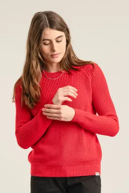 KOMODO KOMODO Damen vegan Pullover Sergio Rot – Produktbild 1 von 1