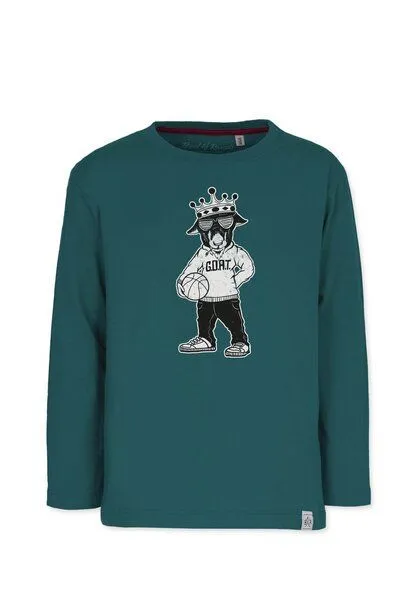 Band of Rascals Band of Rascals GOAT Longsleeve, Racing-green, – Produktbild 3 von 4
