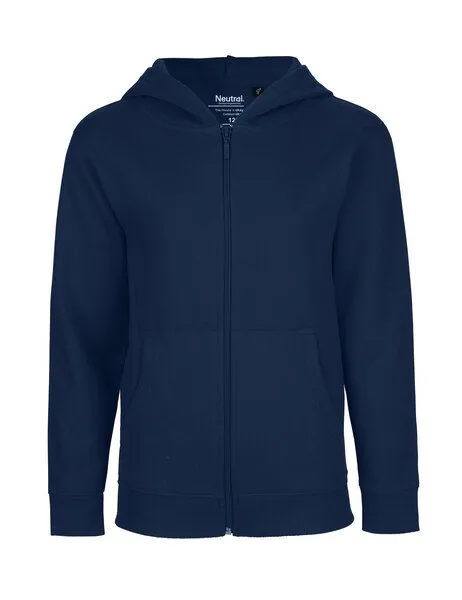 Neutral® - 3FREUNDE Neutral® - 3FREUNDE Kinder Hoodie Zipped, Navy, – Produktbild 1 von 4