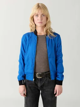 Yahmo Yahmo Damen vegan Jacke Bomber Reversible Ruth Metropolis/Blue – Produktbild 1 von 1