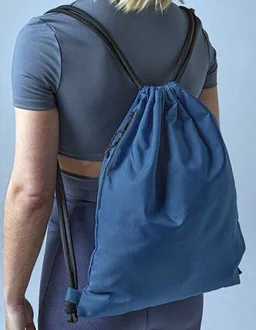 BagBase BagBase Recycled Gymsac Turnbeutel verdeckte Geheimtasche – Produktbild 1 von 1