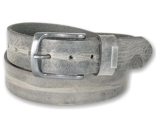 Greenbelts Greenbelts Herren Ledergürtel ROBIN, Grau, – Produktbild 3 von 6