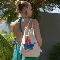 Divasya Divasya Turnbeutel Yoga / Gym Bag / Festival-Rucksack aus 100% Biobaumwolle – Produktbild 1 von 1